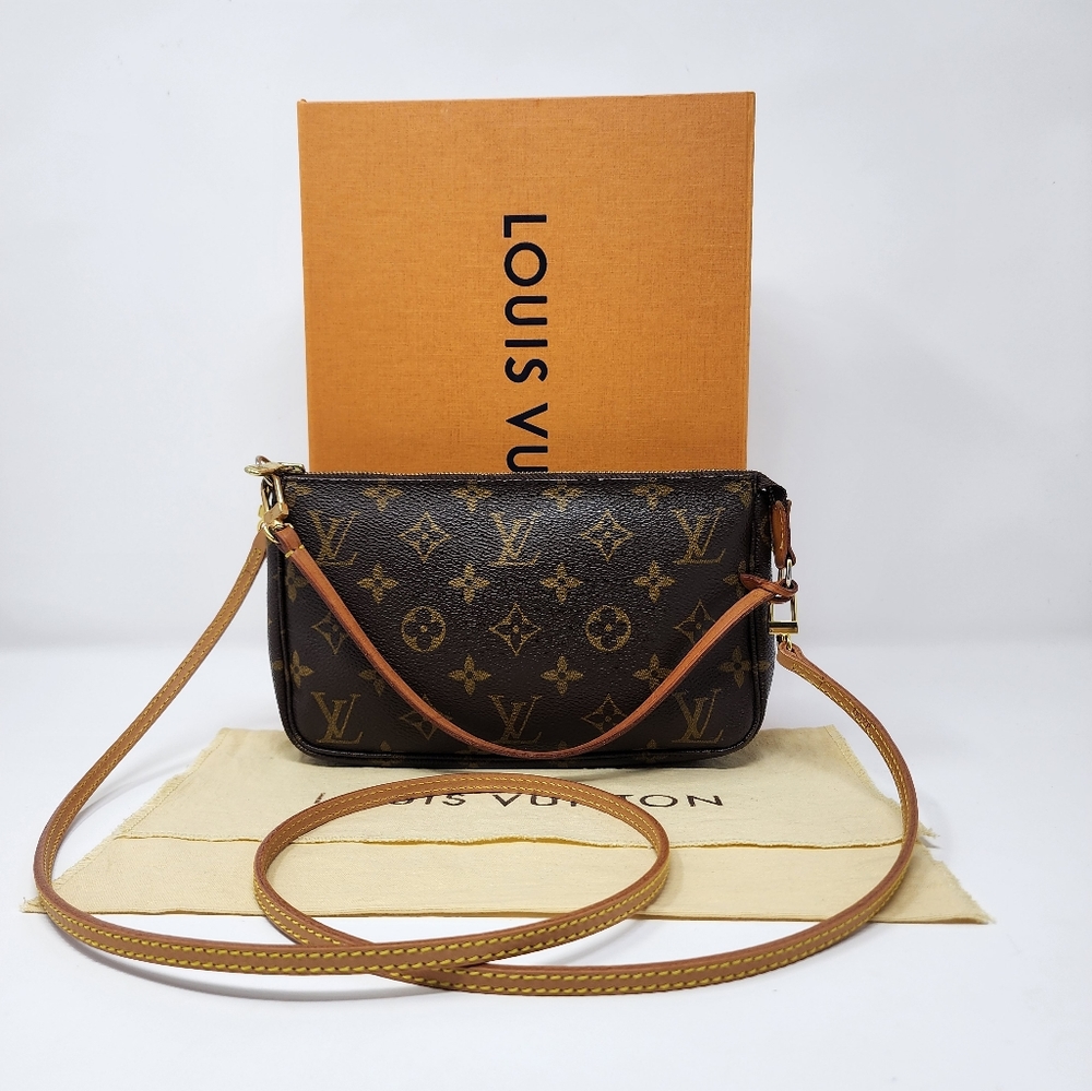 SOLD! Authentic Louis Vuitton Monogram Pochette Accessoires